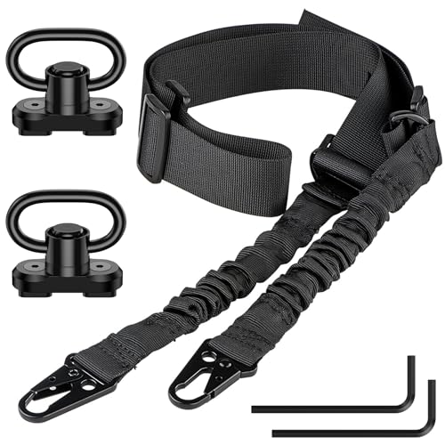 Adjustable Two-Point Sling with 360° Swivel - 62.2" Length