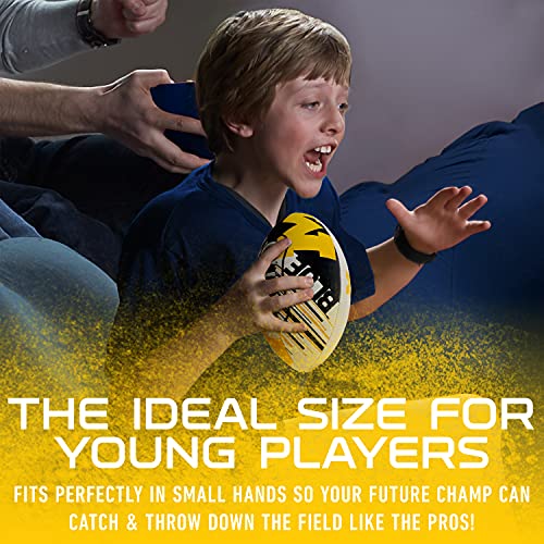 Youth Mini Football - 8.5" Michigan Wolverines - Easy Grip Texture