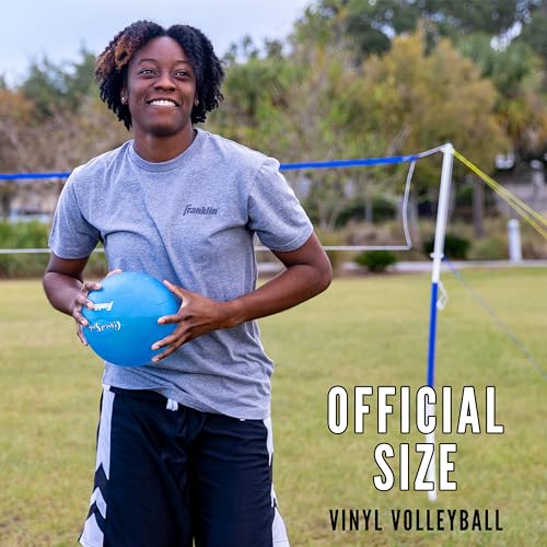 Recreational Badminton & Volleyball Set - Beach & Backyard Game Combo with Rackets, Net, Birdies, Pump