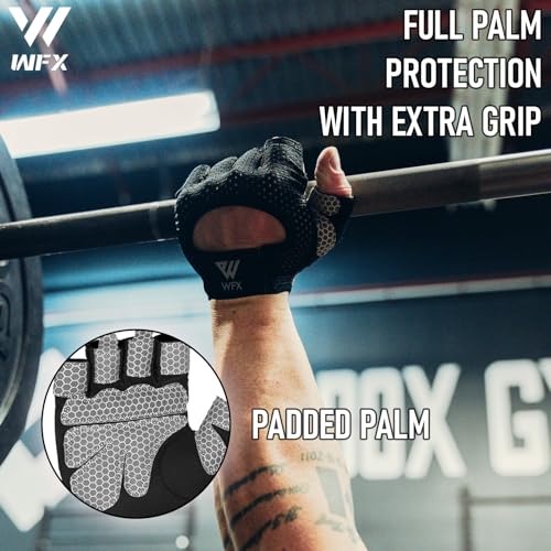 Breathable Weight Lifting Gloves with Wrist Support - Medium / Black