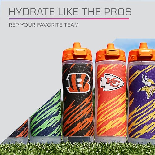 30 fl oz NFL Squeeze Bottle - Gx Hydration System, Non-Slip Grip