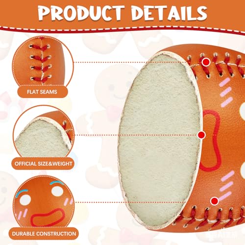9-Inch PVC Baseball - Practice & Decor - Gingerbread/ Baseball Set