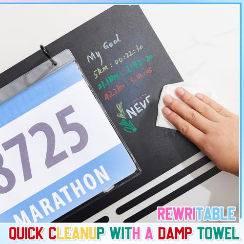 Medal Display Hanger with Bib Holder & Chalkboard - Wall Mounted