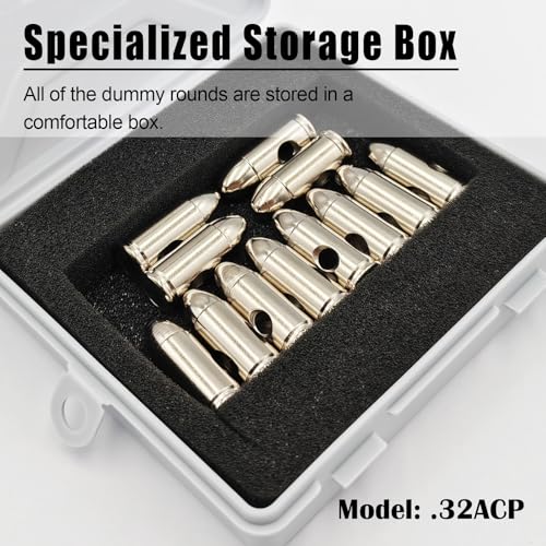 Multi-Caliber Snap Caps for Dry Fire Training - 32ACP 12pcs