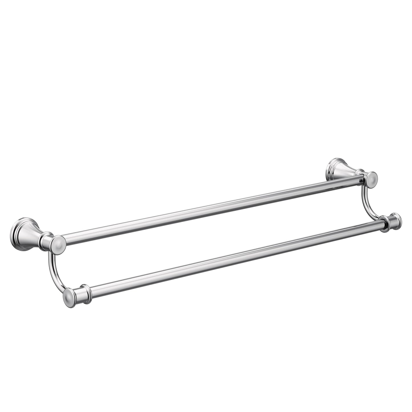Moen Belfield Chrome 24-Inch Bathroom Double -Towel Bar, YB6422CH