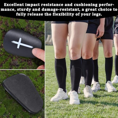 Mini Soccer Shin Guards - Lightweight Protective Pads for All Ages