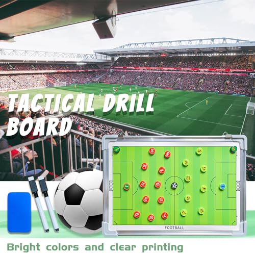 Magnetic Soccer Coaching Board - Portable Tactics Clipboard #1