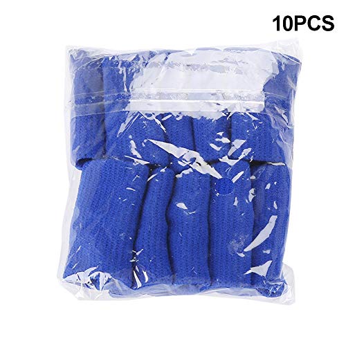 Finger Protector Sleeves - 10Pcs Stretchy Support for Arthritis - Blue