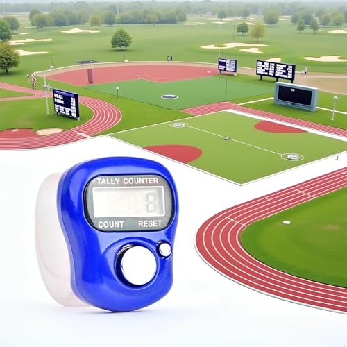5-Digit LED Finger Tally Counter - Handheld Click Counter for Sports