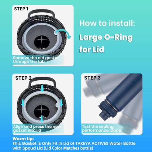 Replacement Silicone Gaskets for Actives Spout Lid - 6 Pack