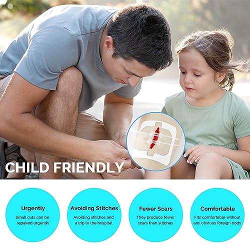 Emergency Wound Closure Strips - 2 Pcs Zip Stitch Kit