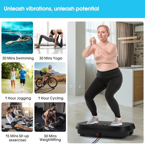 Vibration Plate Exercise Machine for Lymphatic Drainage & Fitness