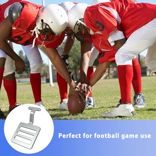 1 Inch Shoulder Pad T Hook - 12 Pcs Silver Football Gear