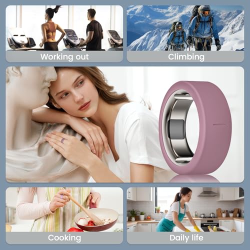 Silicone Ring Cover for Oura Ring Gen 3/4 - Size S (6/7/8/9/10), 10 Colors