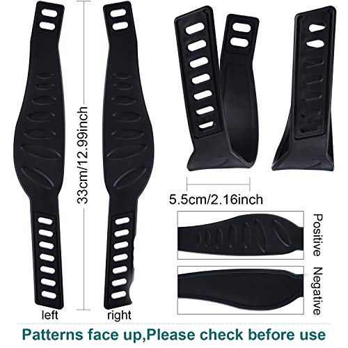 Adjustable Exercise Bike Pedal Straps - 2 Pairs, 2.24 x 12.99 in
