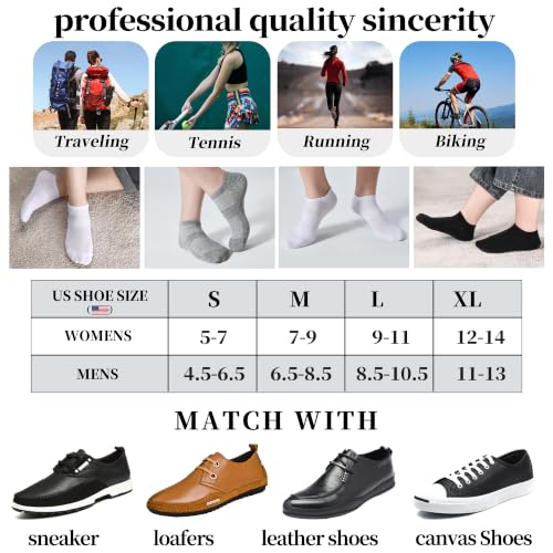 Corlap 12Pair Womens Ankle Socks,No Show Low Cut Lightweight Athletic