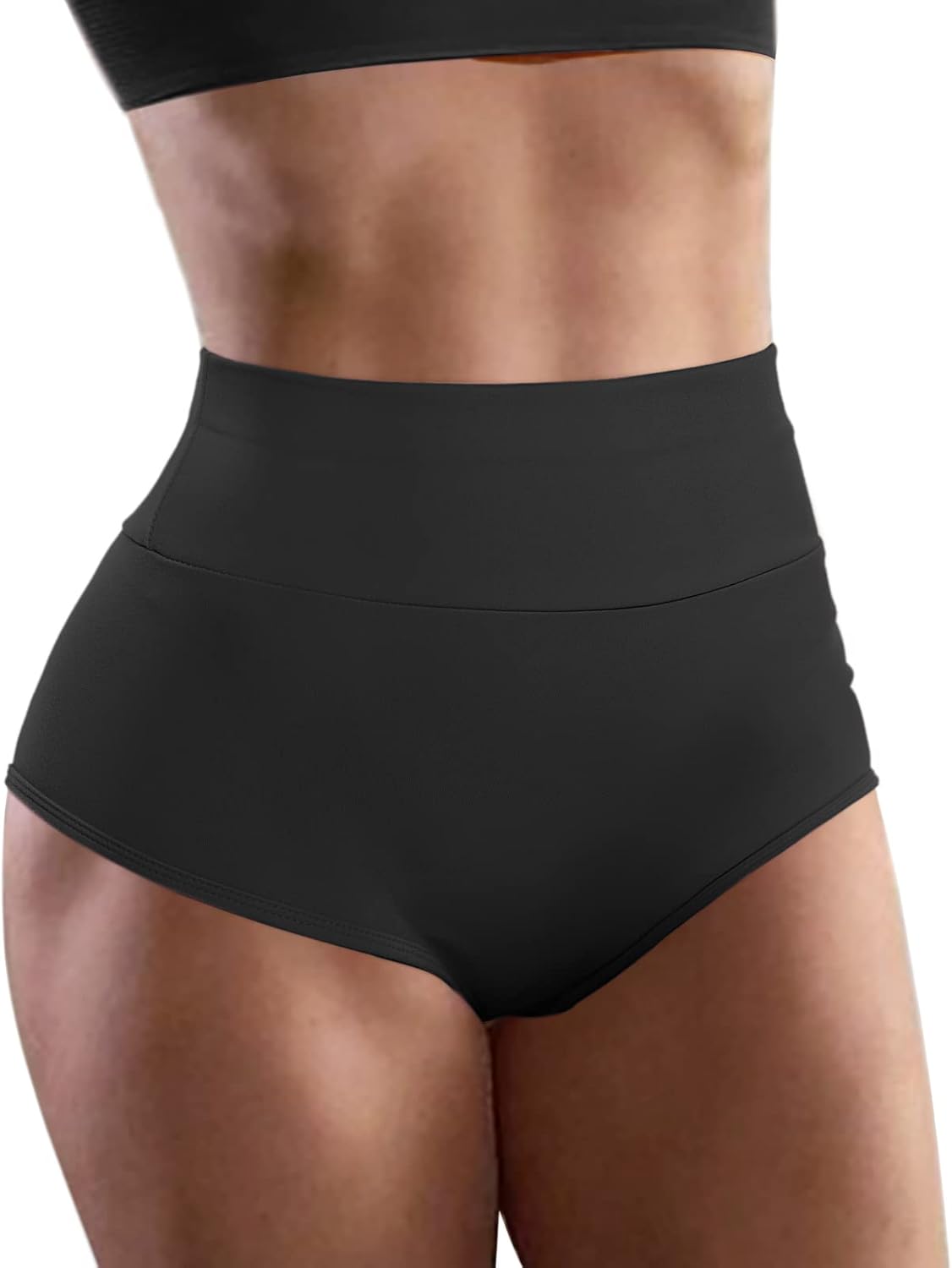 Skiennix Women's High Waist Yoga Booty Shorts - Butt Lifting Spandex Dance Leggings | Perfect for Workouts