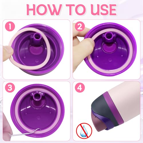 4-Pack Pink O Ring Gaskets for Owala FreeSip Water Bottles