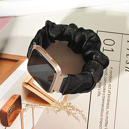 Scrunchie Bands for Fitbit Versa - Cute Elastic Fabric Strap