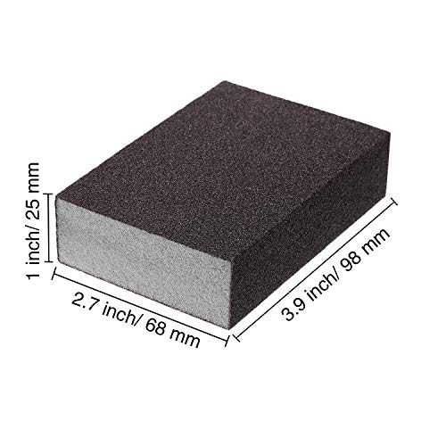 Sanding Sponge, Sanding Blocks, Washable and Reusable Sand Sponge Kit, 8 Pieces (Fine Grade)