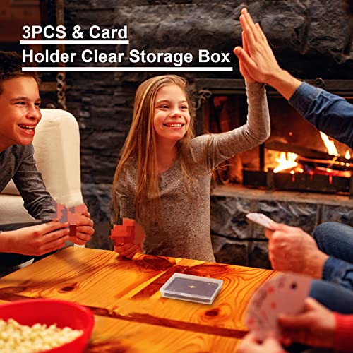 Playing Card Case - 3 Pcs Small Deck Storage Box Set