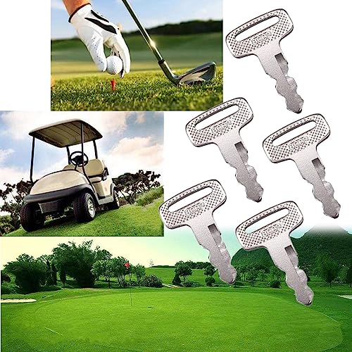 Yamaha Golf Cart Key Replacement - 5 Pack Silver