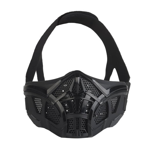 Halloween Scorpion Half Face Mask, Inner Silicone Breathable Airsoft Mask for Men/Women Costume Cosplay Party