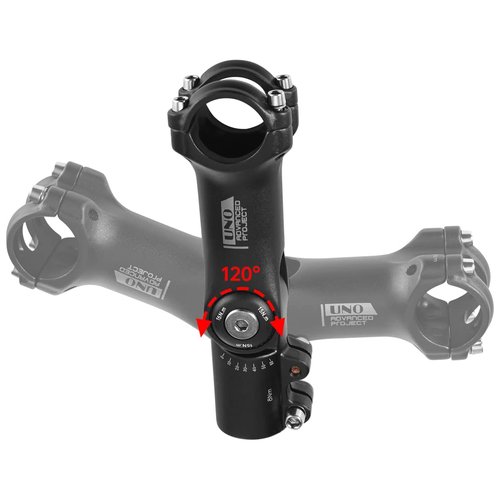 BESNIN Adjustable Bike Stem 0-120 Degree for 31.8 mm 90mm stem, Adjustable MTB Stem Mountain Bike Handlebar Stem for Bicycle, Road Bike, MTB, BMX, Cycling