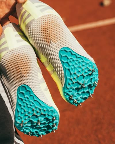 1/4 Inch Steel Track Spikes for Running Shoes - 50 Piece Set - Silver
