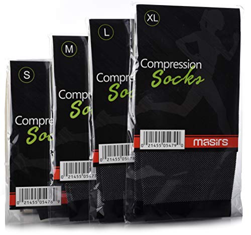 Toeless Compression Socks for Ankle Support & Swelling Relief - Small