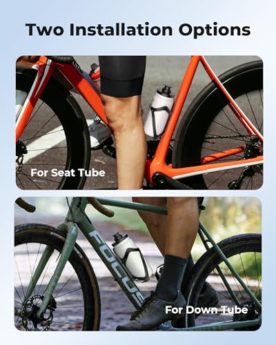Lightweight Bike Water Bottle Holder - Stable Bicycle Cage for Sports Bottles