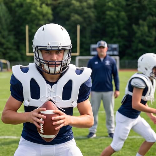 Clasextr Shoulder Injury Pad - Under Shoulder Protection for Football, Hockey & Lacrosse (Adult 20 x 9 in)