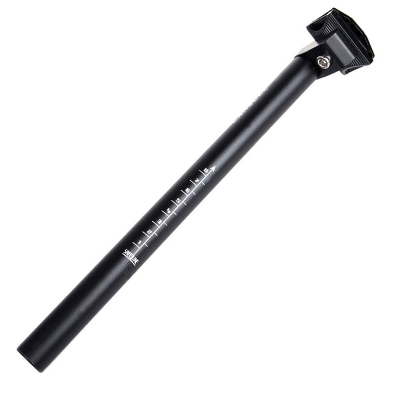 30.4 SeatPost 350mm CYSKY Bike Seat Post Suitable for Most Bicycle Mountain Bike Road Bike MTB MTN BMX (Aluminum Alloy, Adjustable, Black)