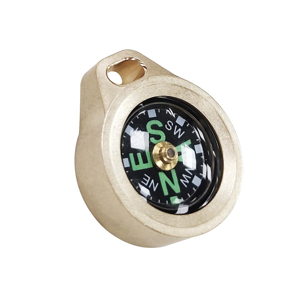 Dr.Metalleung Compact Pocket Brass Compass Brass Compass Small Compass Essential EDC Orienteering Tool for Hiking, Camping, Survival, and Outdoor Adventures | Durable & Stylish Design