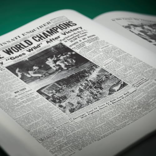 Personalized Cincinnati Baseball History Book - Authentic Newspaper Gift