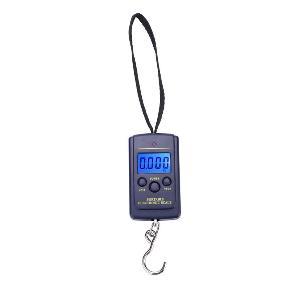 Skiennix Digital Fishing Scale - Portable 40kg Hanging Hook Scale with LCD Display for Accurate Weighing