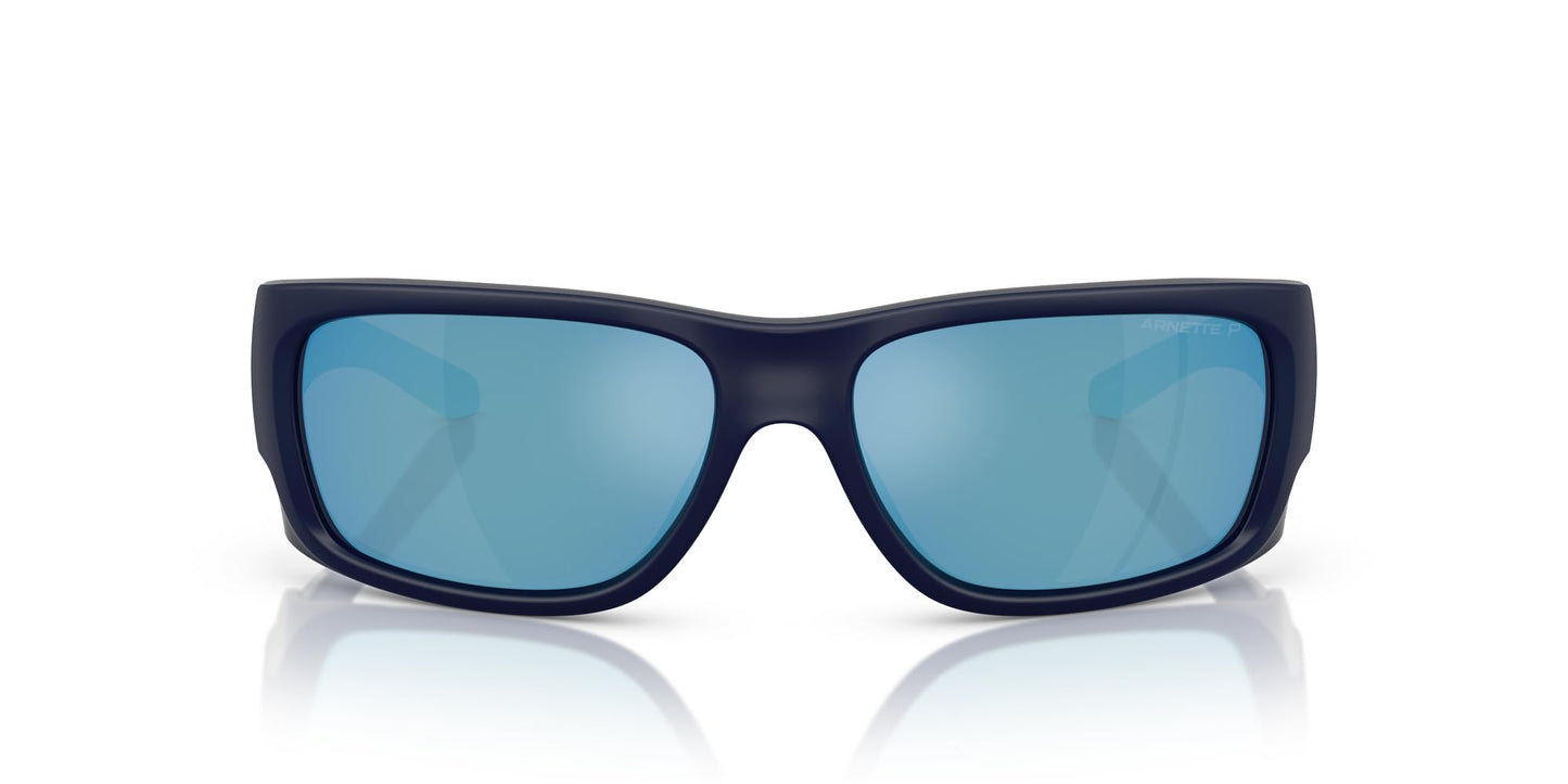 ARNETTE Sunglasses AN 4345 275922 Dark Blue Matte Top/Shiny/Grey Mirror Water Polar Policarbonate Polarized