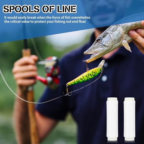 Invisible Fishing Bait Elastic Thread - 2 Pack, 656 Feet per Spool