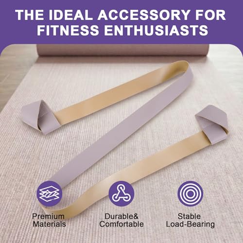 Adjustable Yoga Mat Strap - Durable Cotton Blend Carrier