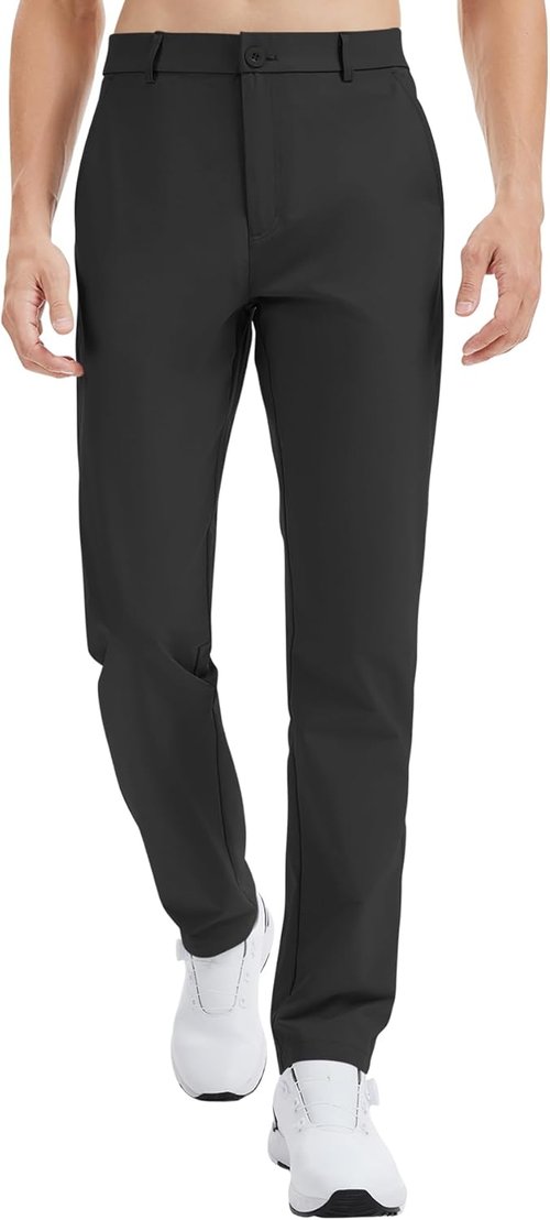 LETAOTAO Men's Golf Pants - Lightweight Stretch Casual Trousers with Pockets | Available in 32"-38" Sizes