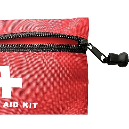 12 Pack Mini First Aid Pouches - Waterproof Emergency Bags 6.3x4.3 inch