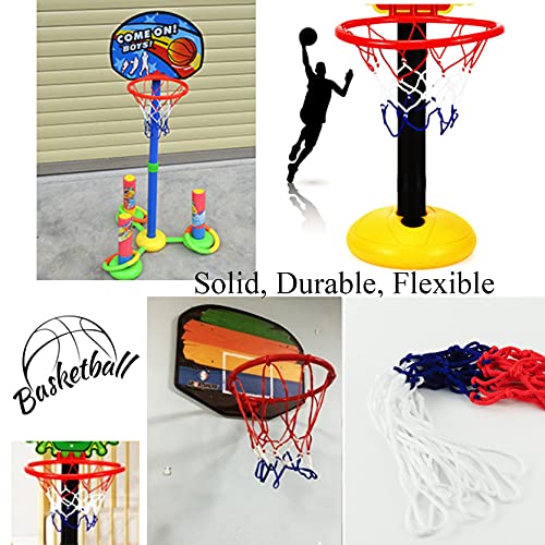 Mini Basketball Hoop Net Replacement - 8 Loops, 8-10.25" Rims