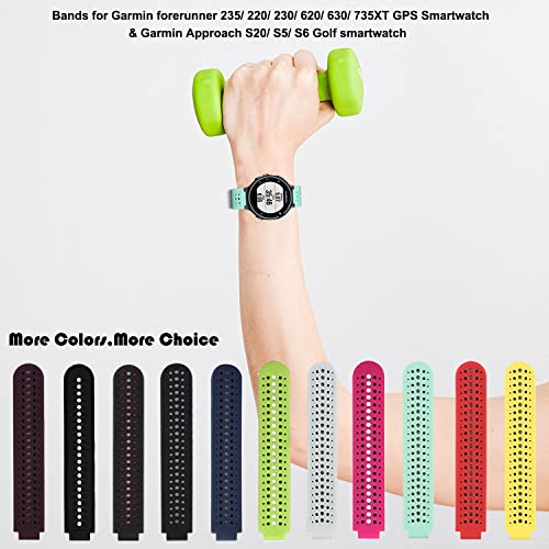 Garmin Forerunner Replacement Watch Band - Black & Gray