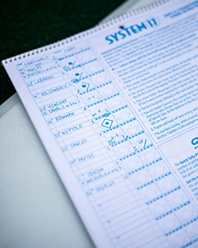 Deluxe System Baseball/Softball Scorebook - Extra-Large 11"x14"