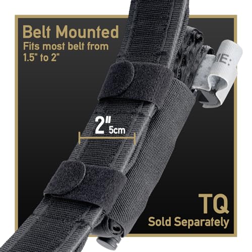 Black LIVANS Tourniquet Holder TQ Sleeve Elastic Duty Belt Accessory