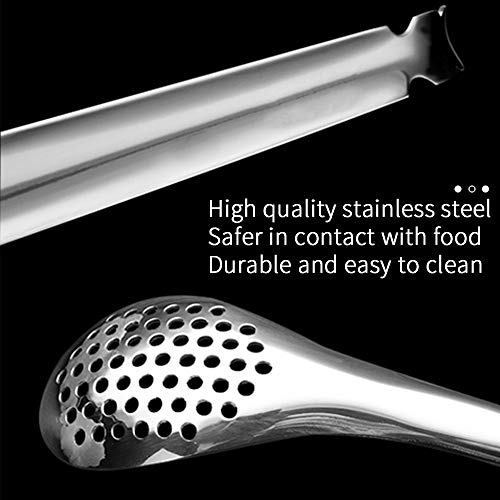 Stainless Steel Spherification Spoon Set of 2 - Silver