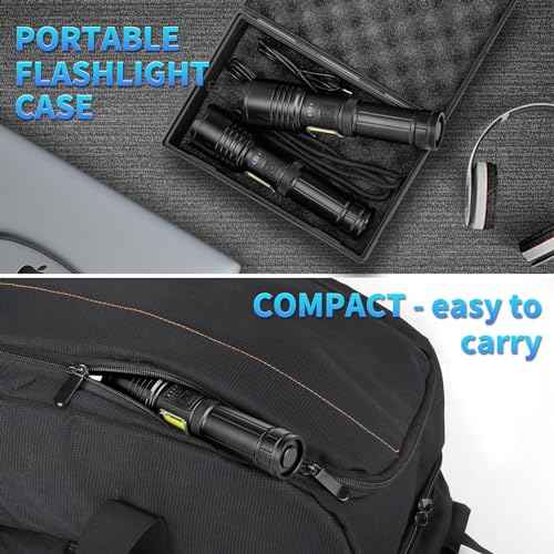 Rechargeable Flashlights High Lumens, 99000 LM Super Bright Flashlight with 7 Modes, Adjustable Powerful Flash Light with COB Light, Waterproof Handheld Flashlight for Home Camping Hunting