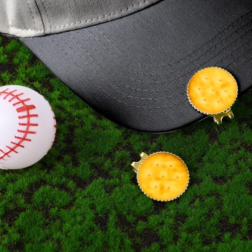 Funny Cookie Golf Ball Marker with Hat Clip - Gift for Golfers