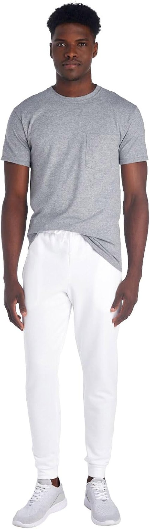 Jerzees Men's NuBlend Fleece Joggers - Relaxed Fit with Pockets, Soft Cotton Blend