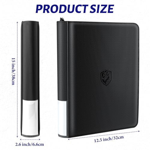 Toploader Card Binder Holds 324 Cards - Waterproof PU Leather